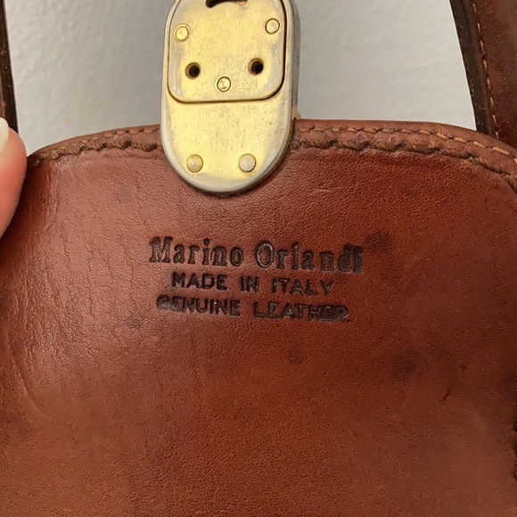 MARINO ORLANDI vintage leather handbag - Picture 10 of 10